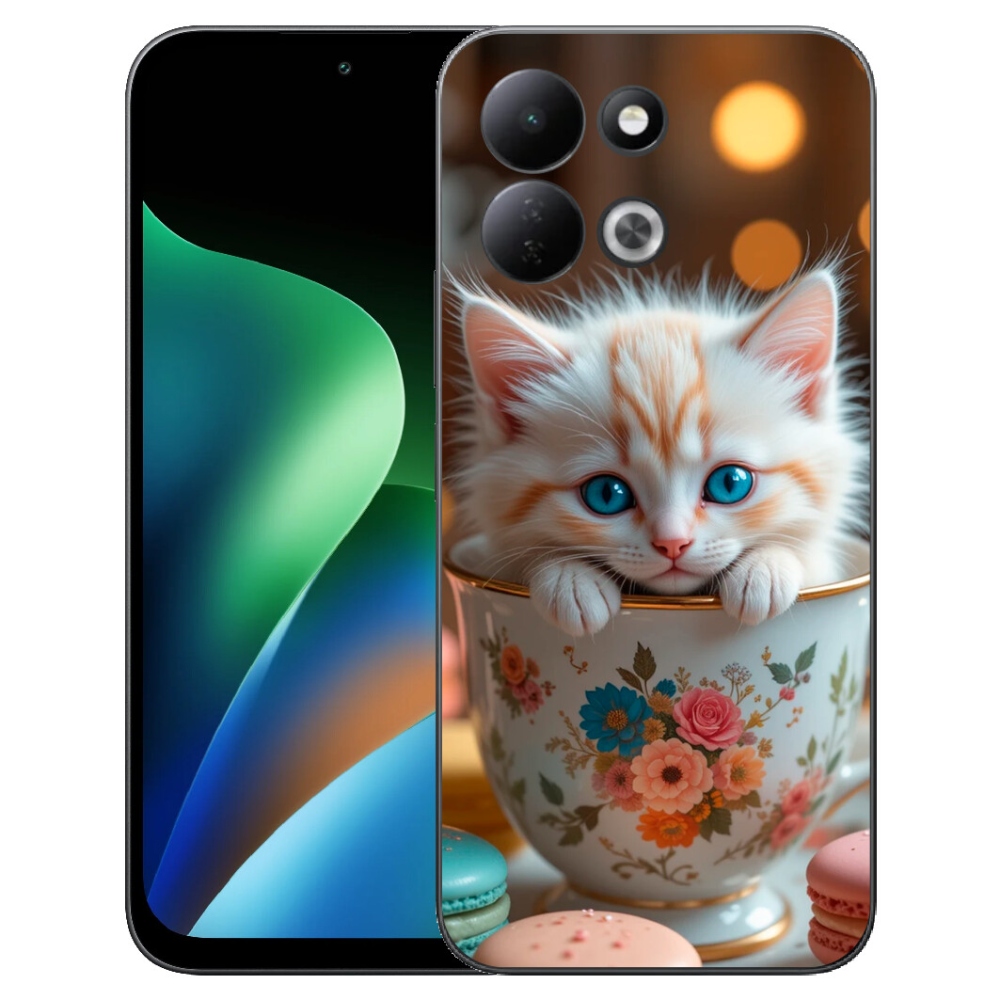 Gélový kryt mmCase na Xiaomi Redmi 17 4G/5G - roztomilé mačiatko 6