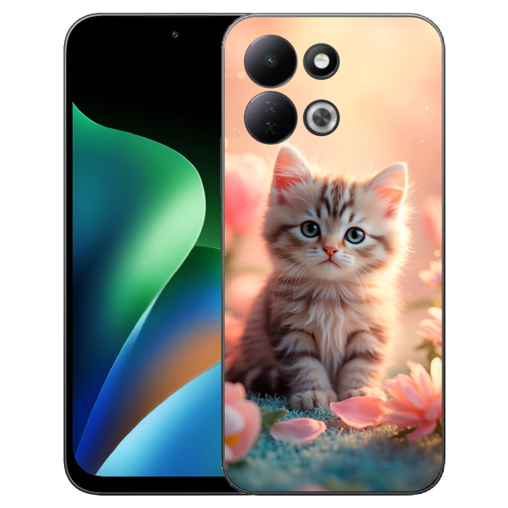 Gélový kryt mmCase na Xiaomi Redmi 17 4G/5G - roztomilé mačiatko 8