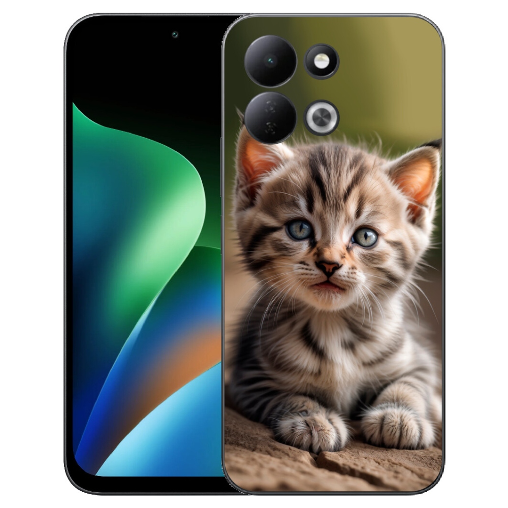 Gélový kryt mmCase na Xiaomi Redmi 17 4G/5G - roztomilé mačiatko 9