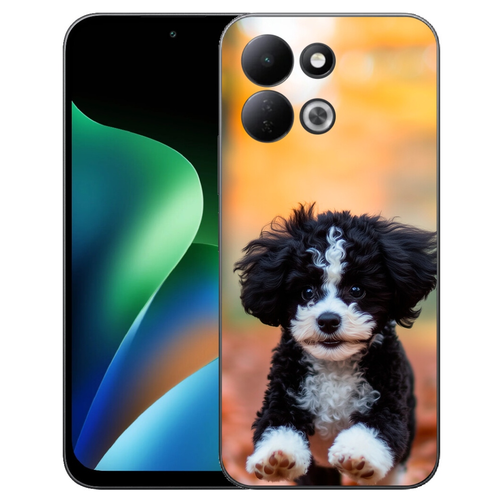Gélový kryt mmCase na Xiaomi Redmi 17 4G/5G - roztomilé šteňa 2