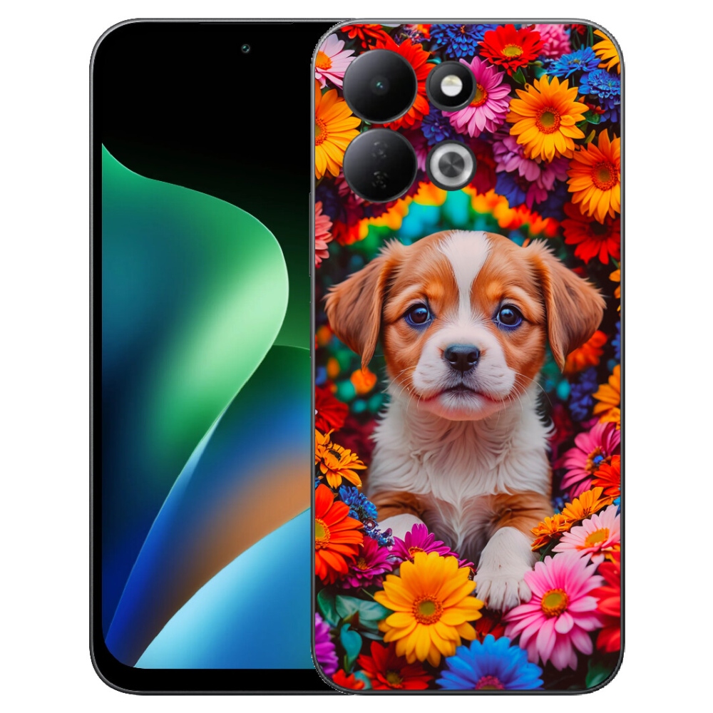 Gélový kryt mmCase na Xiaomi Redmi 17 4G/5G - roztomilé šteňa