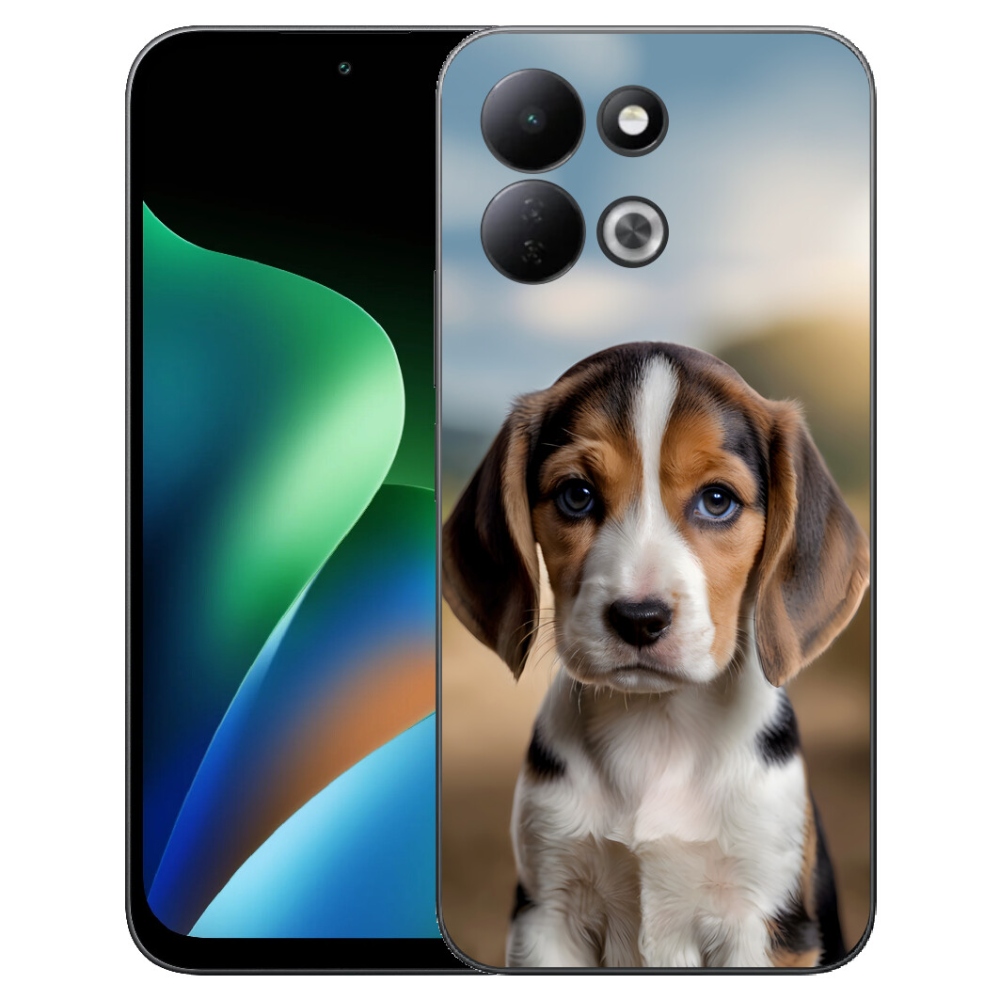 Gélový kryt mmCase na Xiaomi Redmi 17 4G/5G - roztomilý bígl