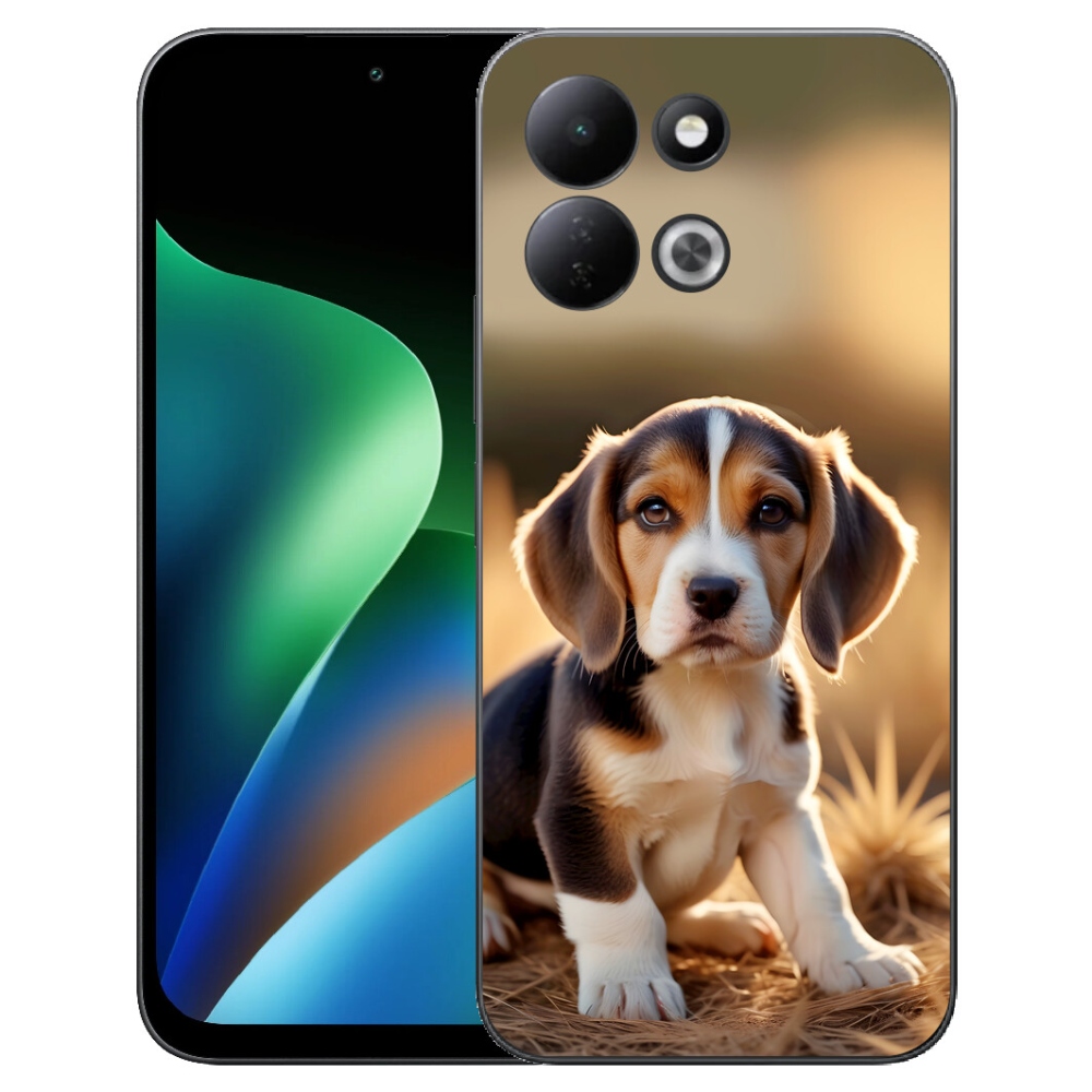 Gélový kryt mmCase na Xiaomi Redmi 17 4G/5G - roztomilý bígl