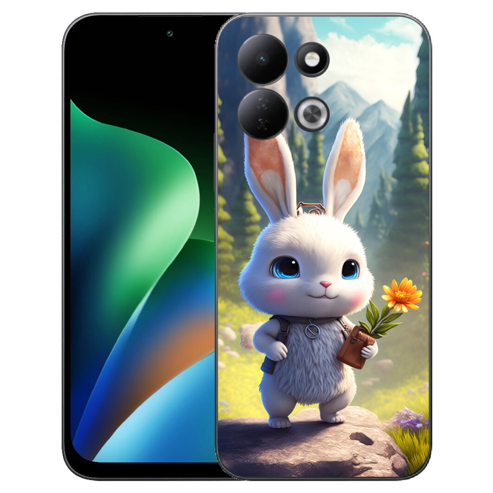 Gélový kryt mmCase na Xiaomi Redmi 17 4G/5G - roztomilý zajačik