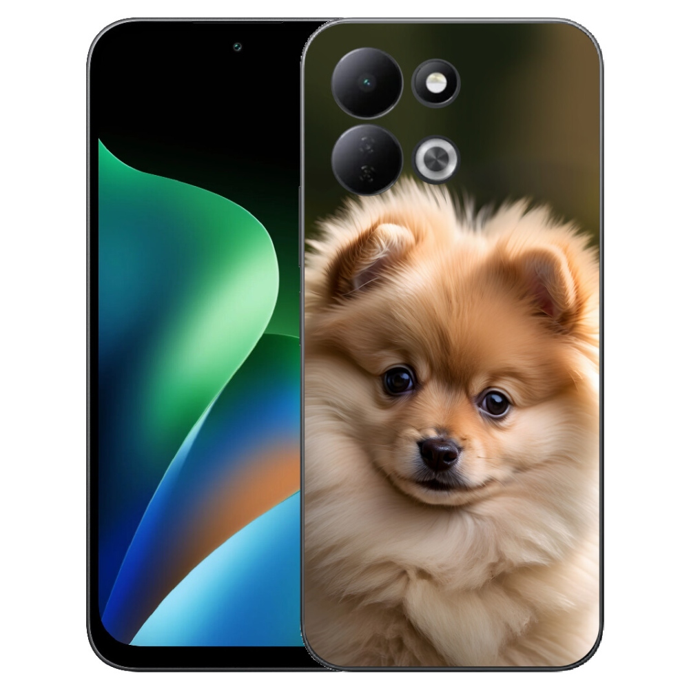 Gélový kryt mmCase na Xiaomi Redmi 17 4G/5G - roztomilý pomeranian 2
