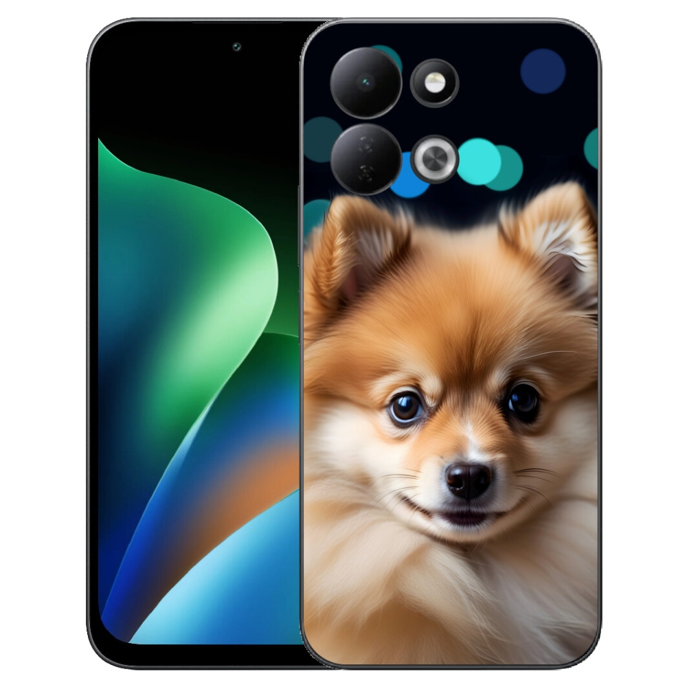 Gélový kryt mmCase na Xiaomi Redmi 17 4G/5G - roztomilý pomeranian