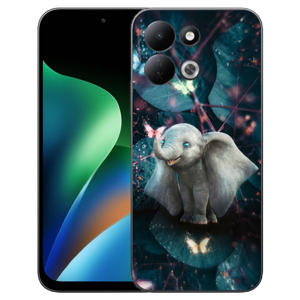 Gélový kryt mmCase na Xiaomi Redmi 17 4G/5G - roztomilý slon