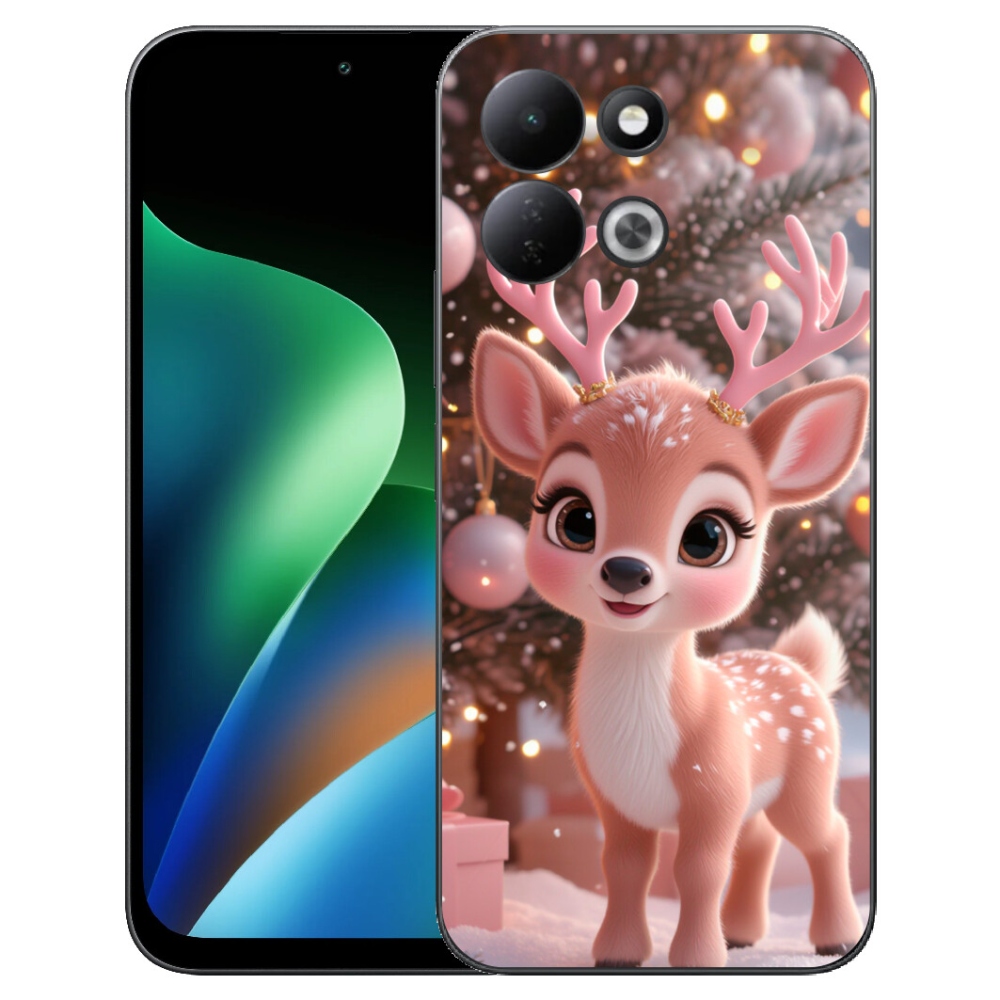 Gélový kryt mmCase na Xiaomi Redmi 17 4G/5G - roztomilý sob