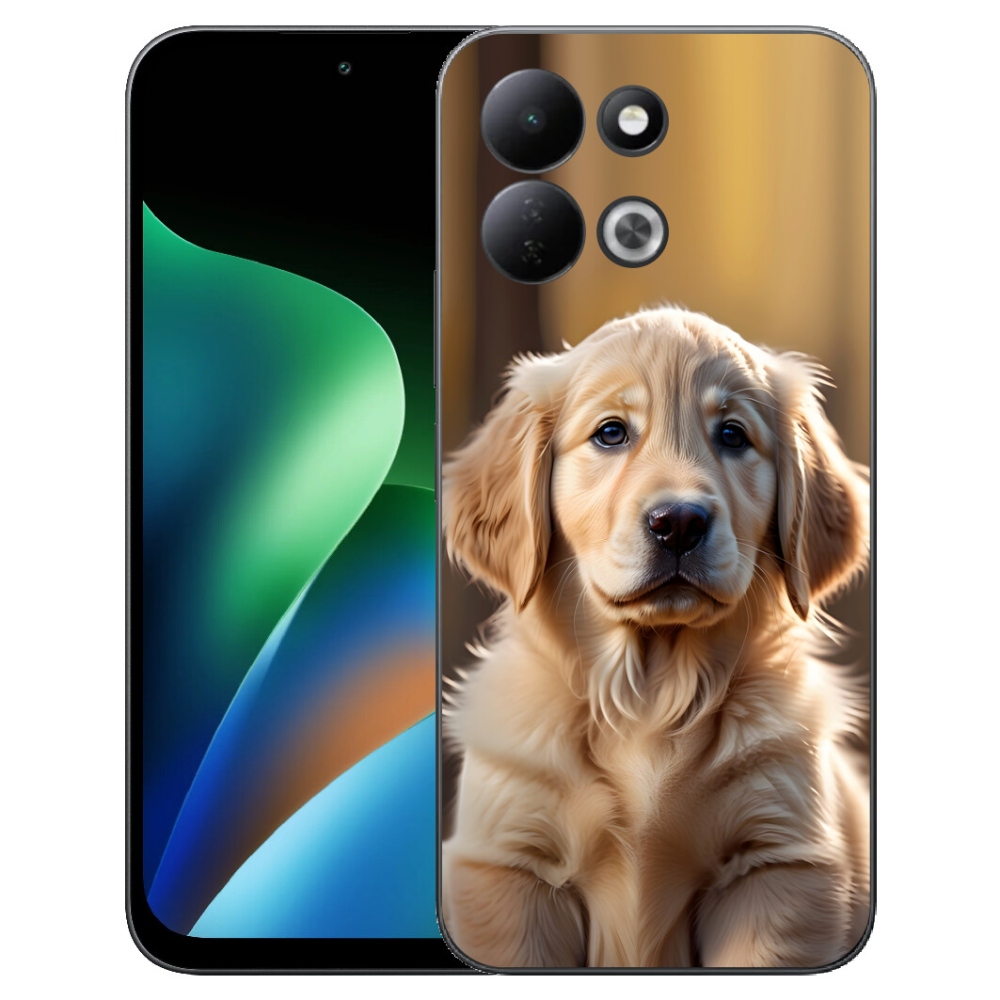 Gélový kryt mmCase na Xiaomi Redmi 17 4G/5G - roztomilý zlatý retriever