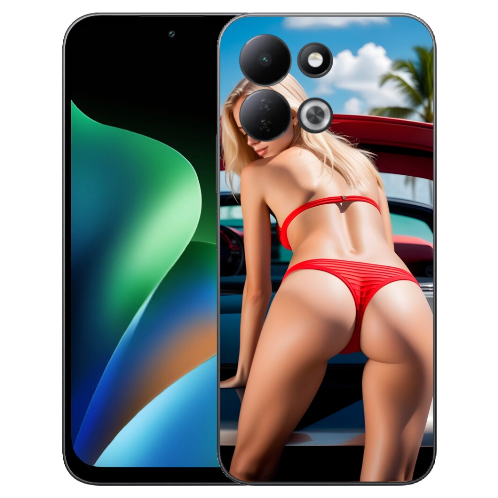 Gélový kryt mmCase na Xiaomi Redmi 17 4G/5G - sexy žena 2