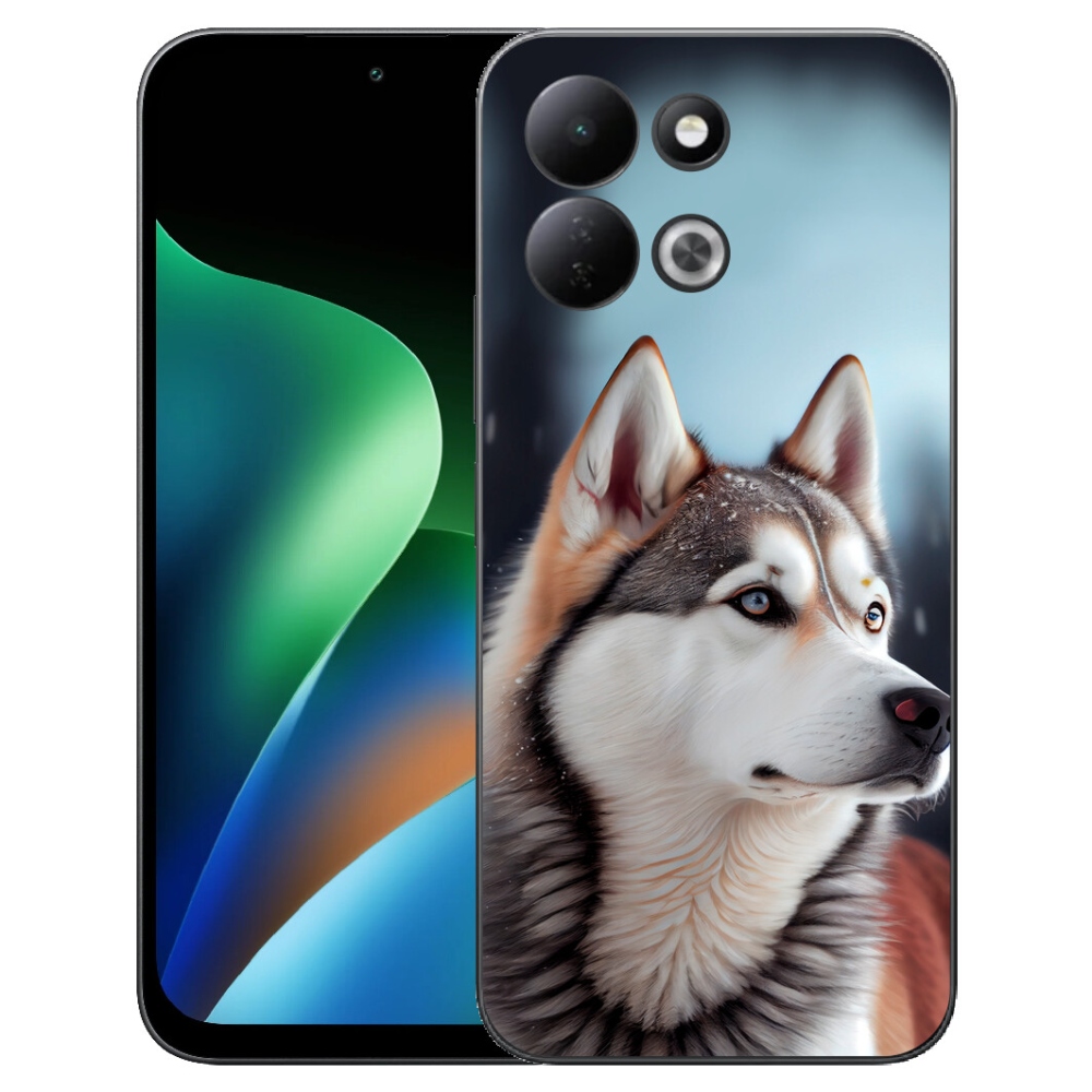 Gélový kryt mmCase na Xiaomi Redmi 17 4G/5G - sibírsky husky
