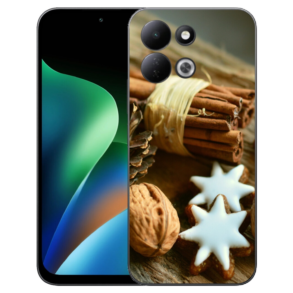 Gélový kryt mmCase na Xiaomi Redmi 17 4G/5G - škorica a perníčky