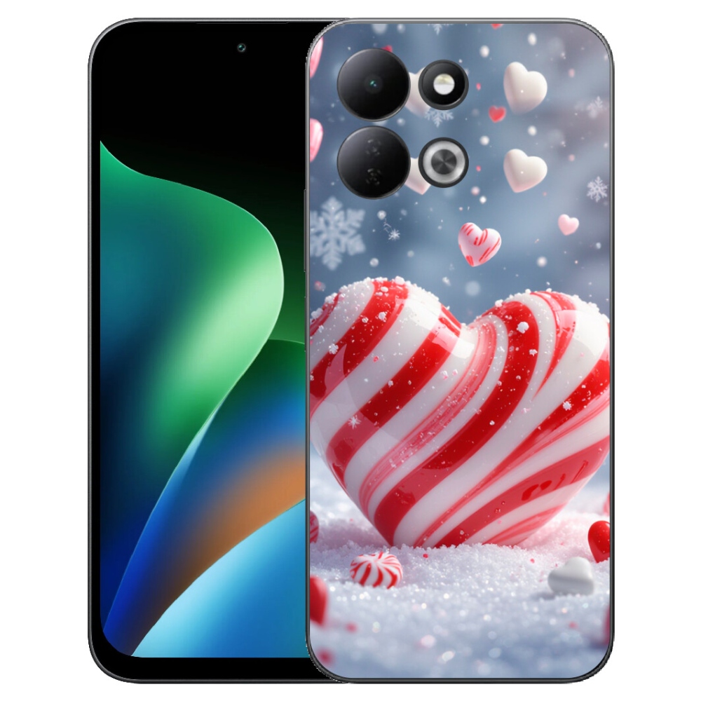 Gélový kryt mmCase na Xiaomi Redmi 17 4G/5G - sladké srdce