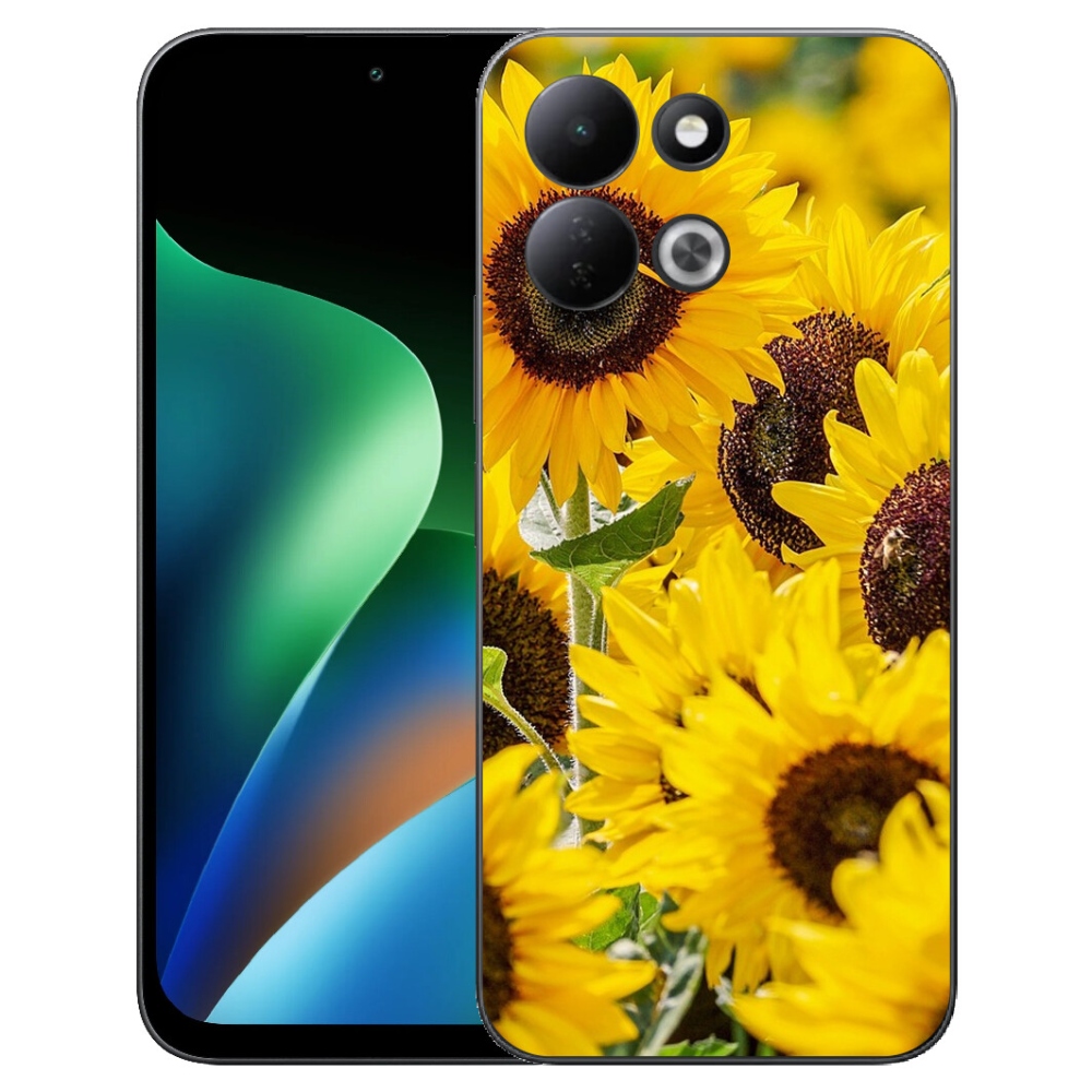 Gélový kryt mmCase na Xiaomi Redmi 17 4G/5G - slnečnica