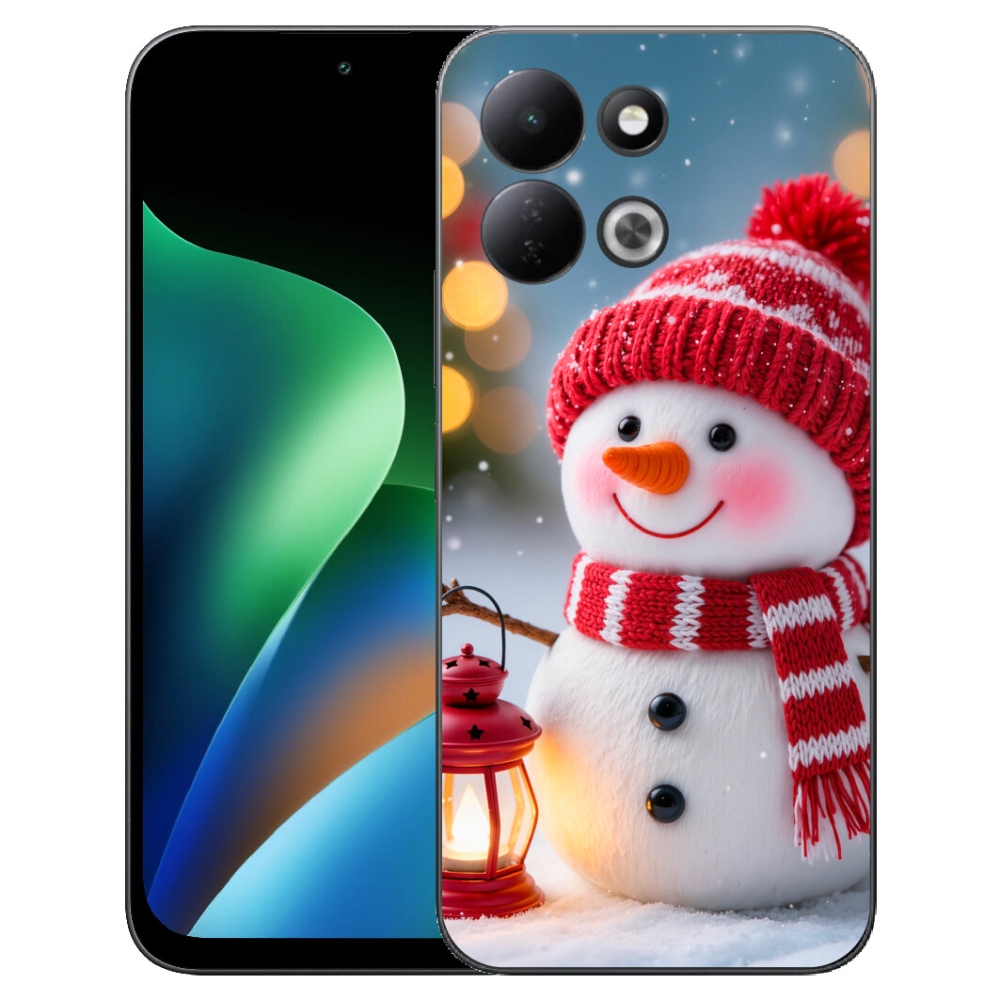 Gélový kryt mmCase na Xiaomi Redmi 17 4G/5G - snehuliak 2