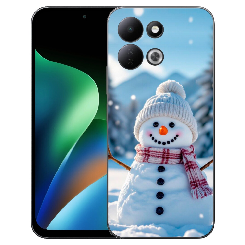 Gélový kryt mmCase na Xiaomi Redmi 17 4G/5G - snehuliak 3