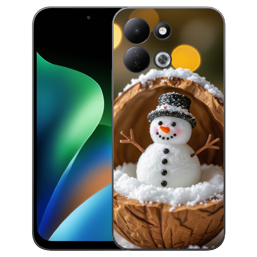 Gélový kryt mmCase na Xiaomi Redmi 17 4G/5G - snehuliak 4