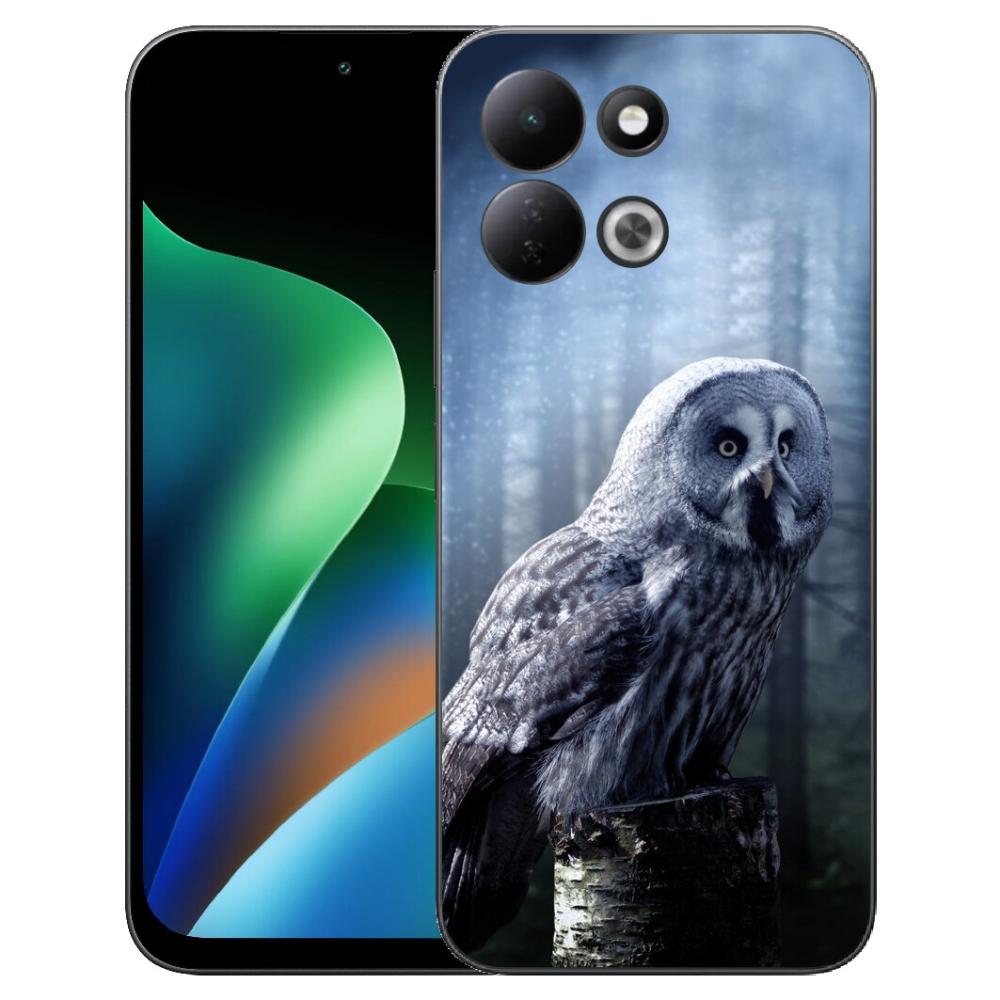 Gélový kryt mmCase na Xiaomi Redmi 17 4G/5G - sova