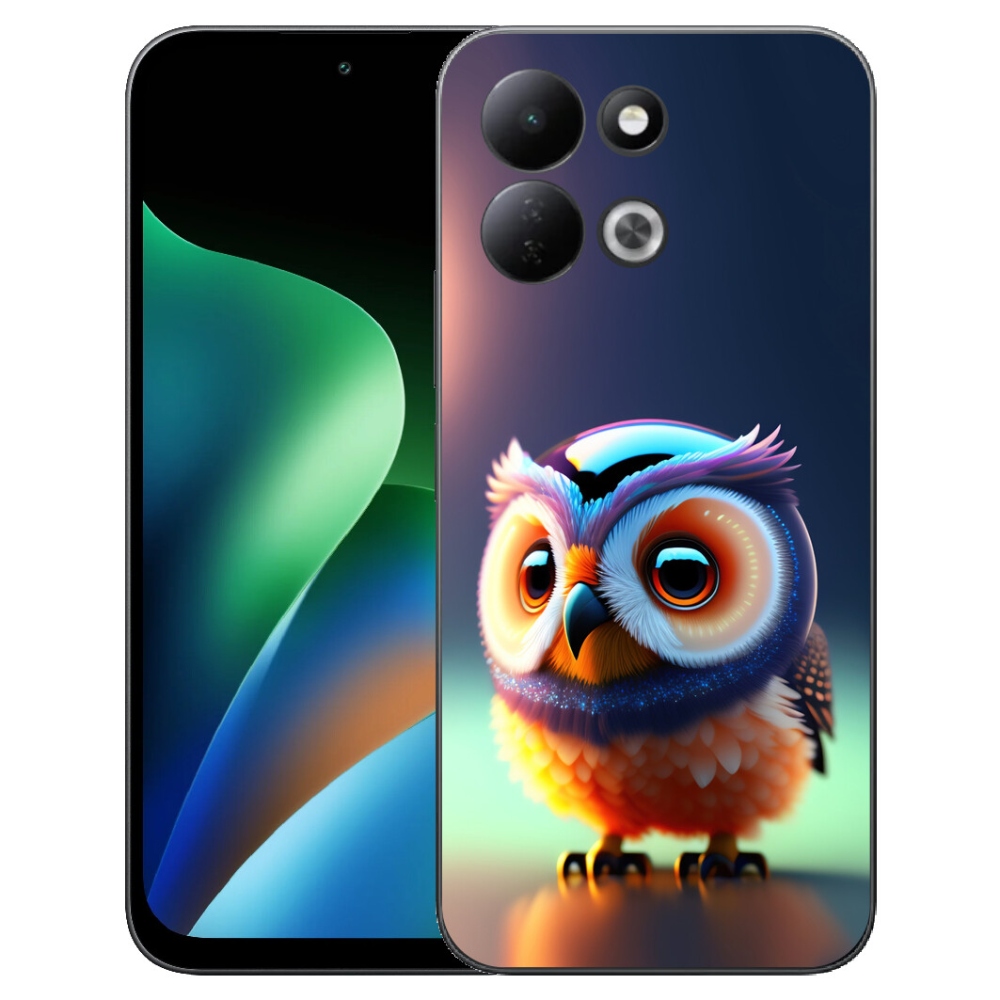 Gélový kryt mmCase na Xiaomi Redmi 17 4G/5G - sovička