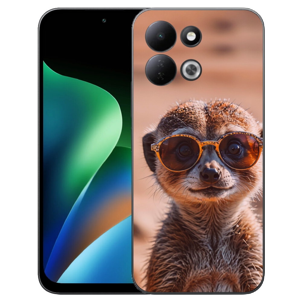 Gélový kryt mmCase na Xiaomi Redmi 17 4G/5G - štýlová surikata