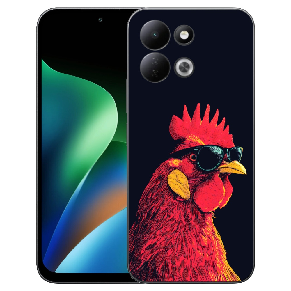 Gélový kryt mmCase na Xiaomi Redmi 17 4G/5G - štýlový kohút