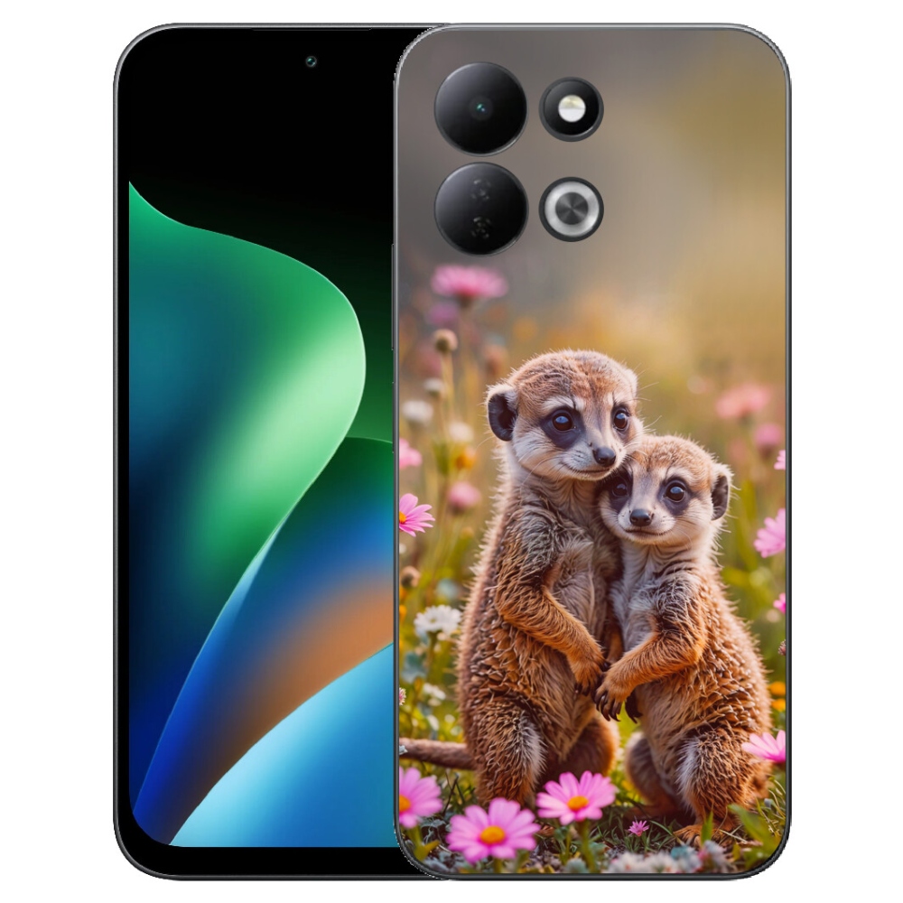 Gélový kryt mmCase na Xiaomi Redmi 17 4G/5G - surikatí duo