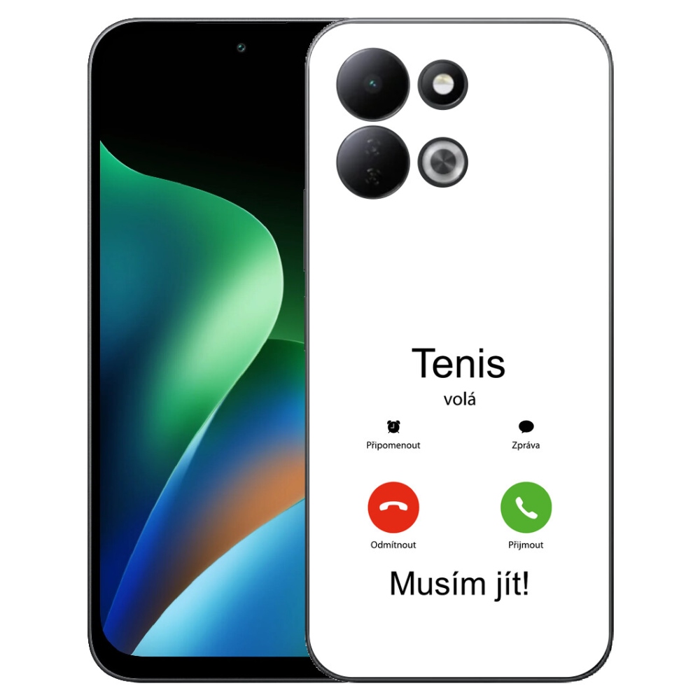 Gélový kryt mmCase na Xiaomi Redmi 17 4G/5G - tenis volá biele pozadie