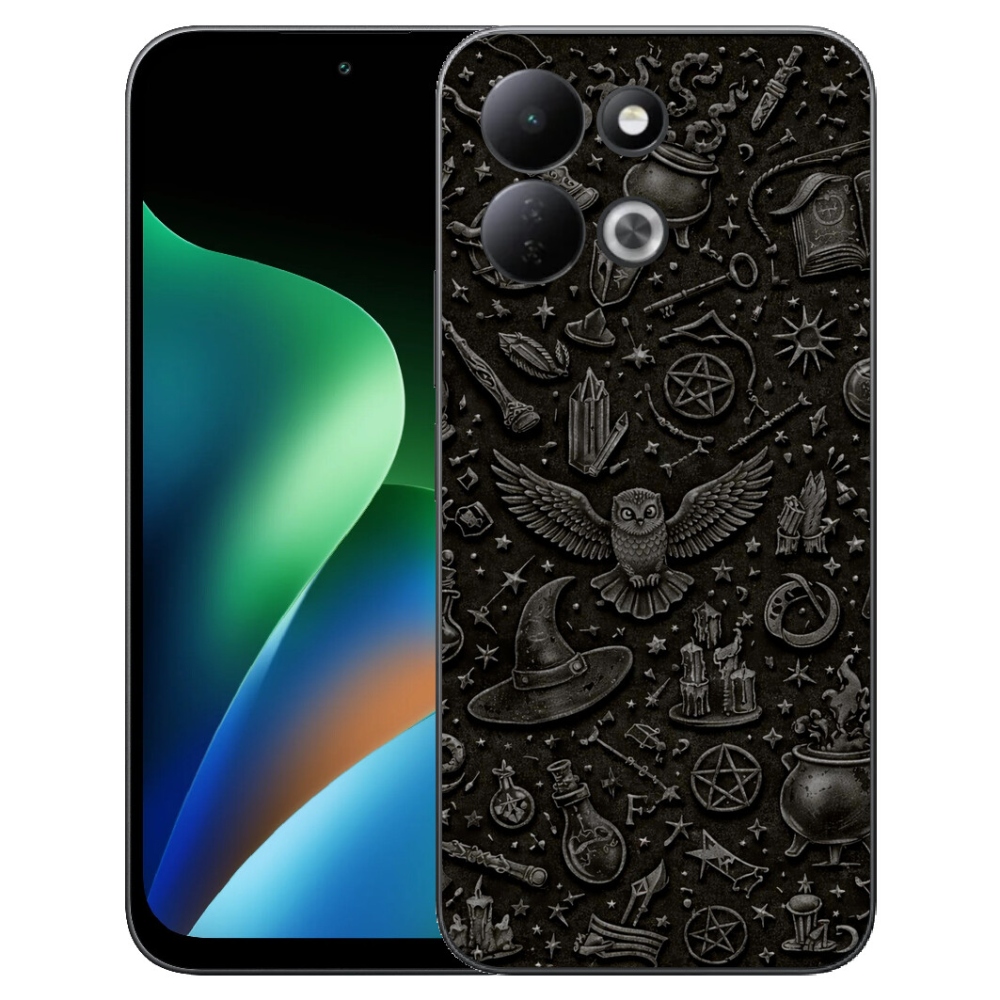 Gélový kryt mmCase na Xiaomi Redmi 17 4G/5G - tmavý magický svet