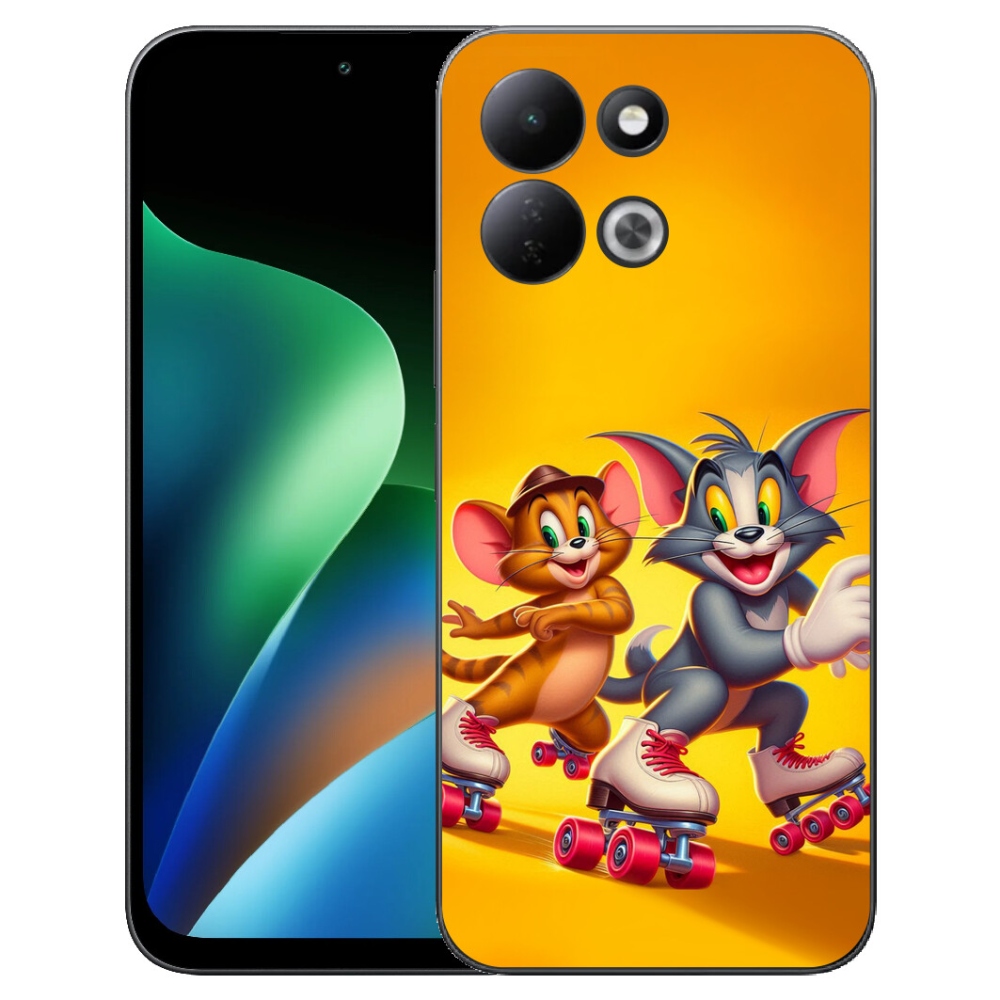 Gélový kryt mmCase na Xiaomi Redmi 17 4G/5G - tom a jerry