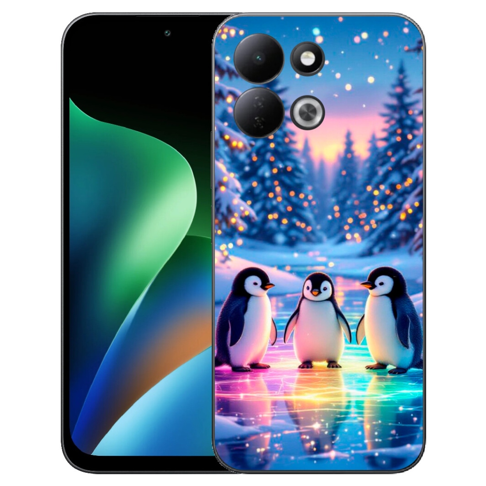 Gélový kryt mmCase na Xiaomi Redmi 17 4G/5G - tučniaky