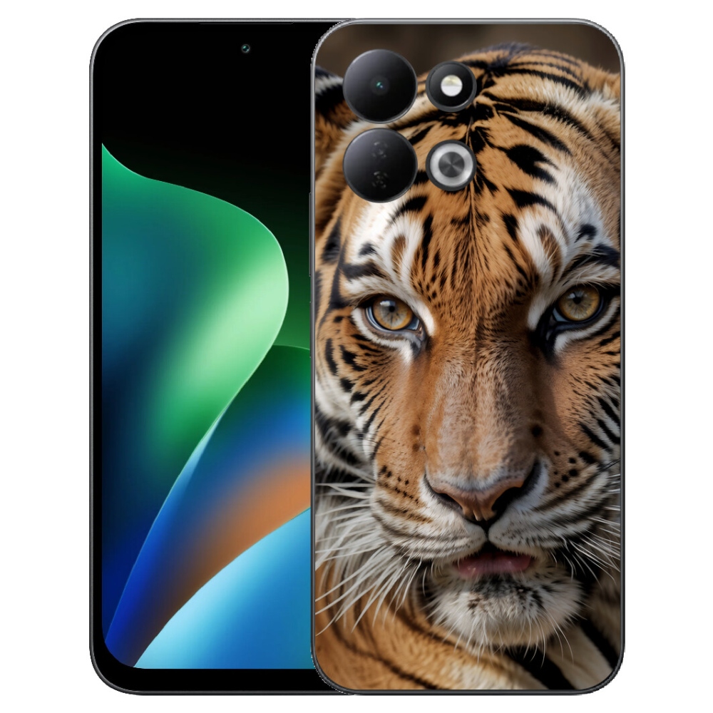Gélový kryt mmCase na Xiaomi Redmi 17 4G/5G - tigrie pohľad