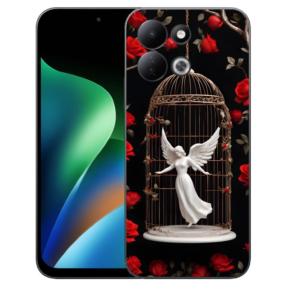 Gélový kryt mmCase na Xiaomi Redmi 17 4G/5G - uväznený anjel