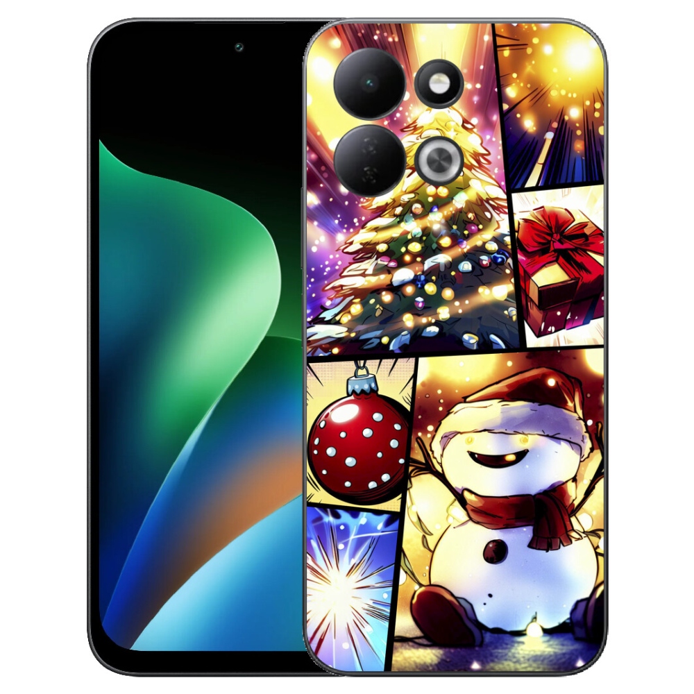 Gélový kryt mmCase na Xiaomi Redmi 17 4G/5G - vianočné motívy 1