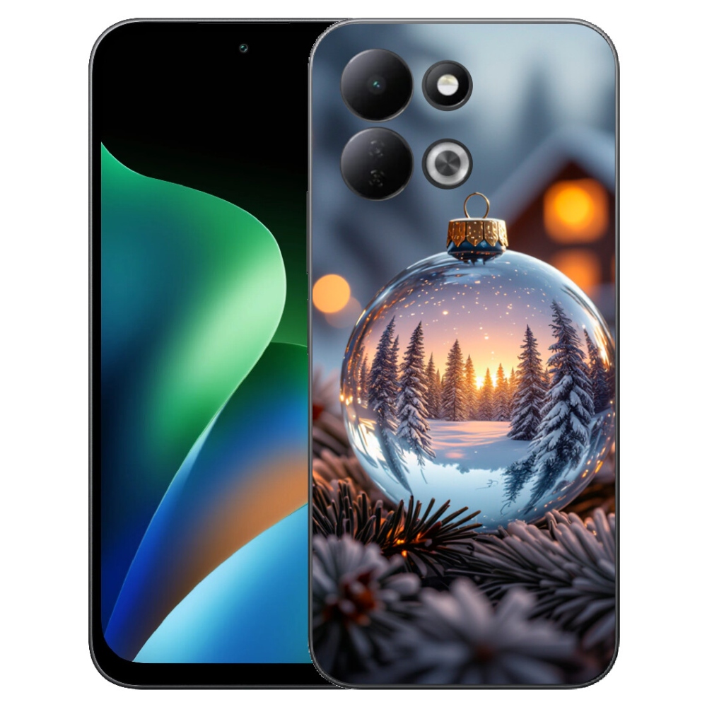 Gélový kryt mmCase na Xiaomi Redmi 17 4G/5G - vianočná ozdoba