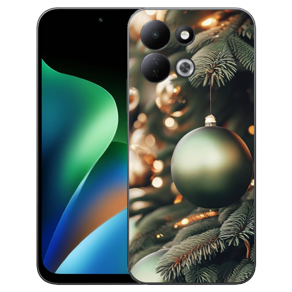 Gélový kryt mmCase na Xiaomi Redmi 17 4G/5G - vianočné ozdoby 1