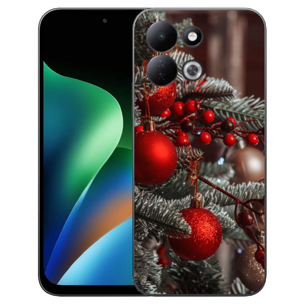 Gélový kryt mmCase na Xiaomi Redmi 17 4G/5G - vianočné ozdoby 2