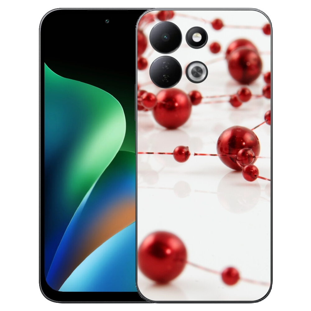 Gélový kryt mmCase na Xiaomi Redmi 17 4G/5G - vianočná reťaz