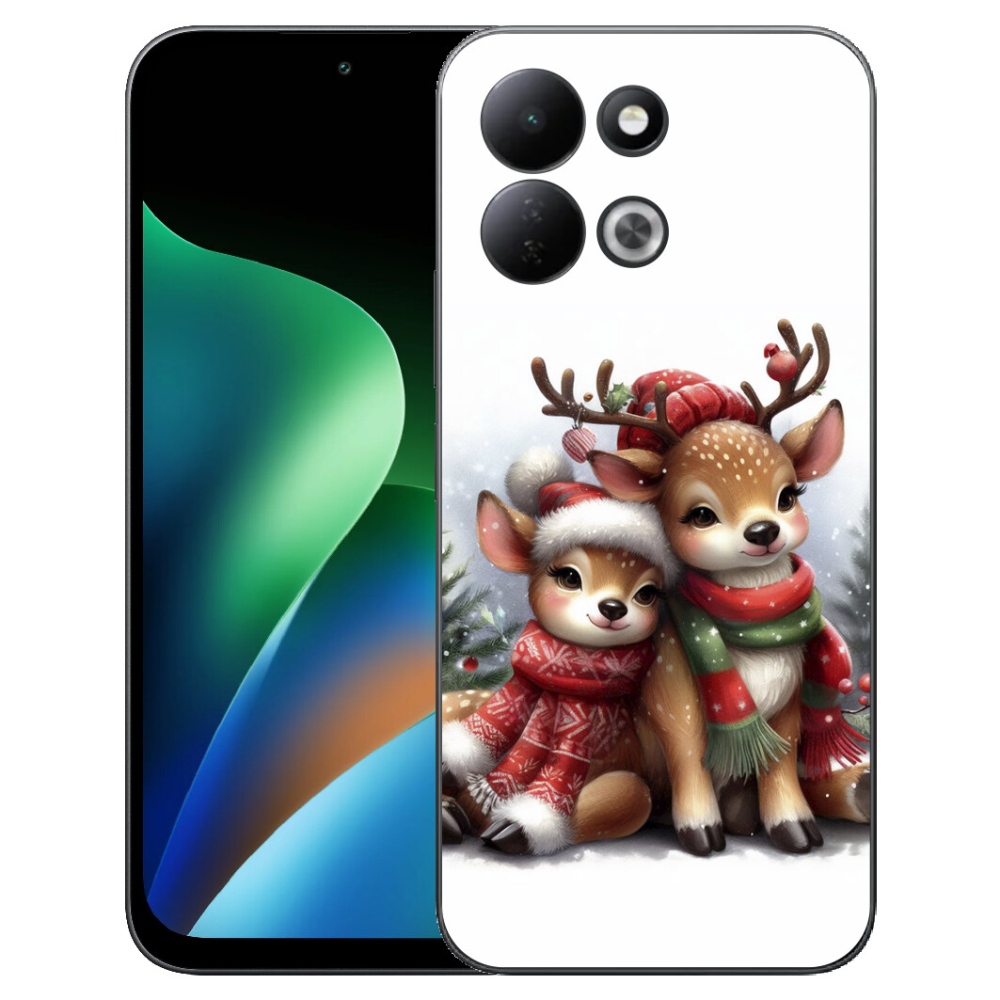 Gélový kryt mmCase na Xiaomi Redmi 17 4G/5G - vianočné soby