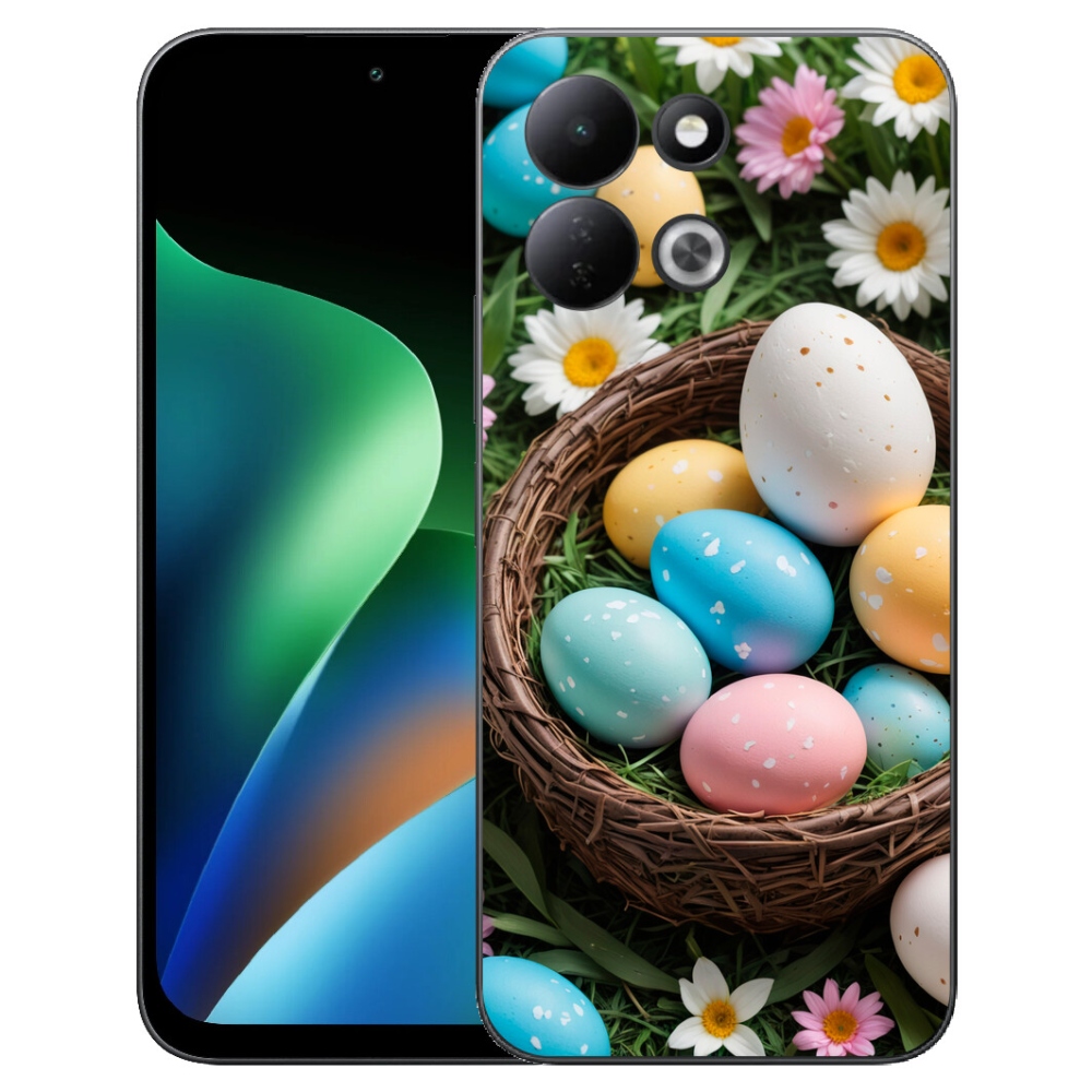 Gélový kryt mmCase na Xiaomi Redmi 17 4G/5G - veľkonočné vajíčka 2