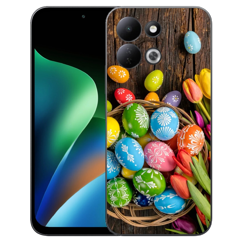 Gélový kryt mmCase na Xiaomi Redmi 17 4G/5G - veľkonočné vajíčka