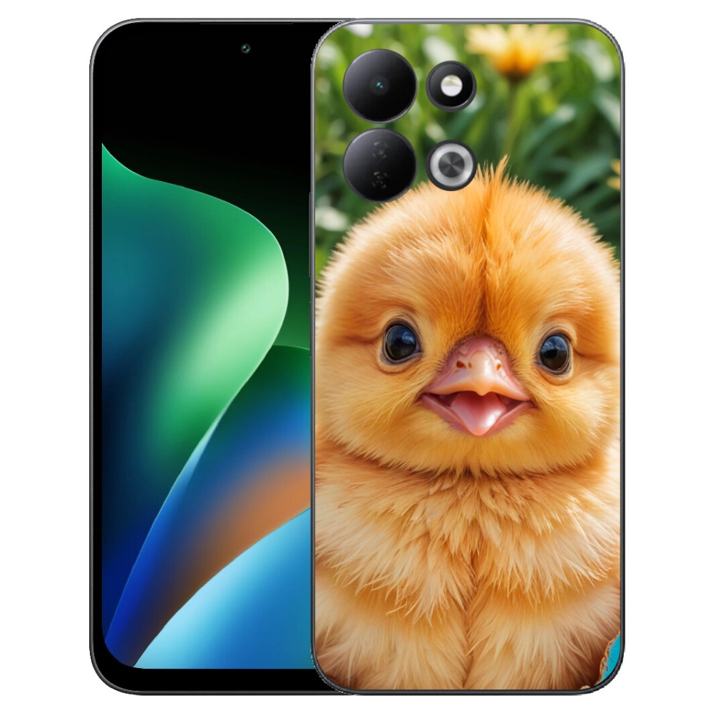 Gélový kryt mmCase na Xiaomi Redmi 17 4G/5G - veselé kuriatko