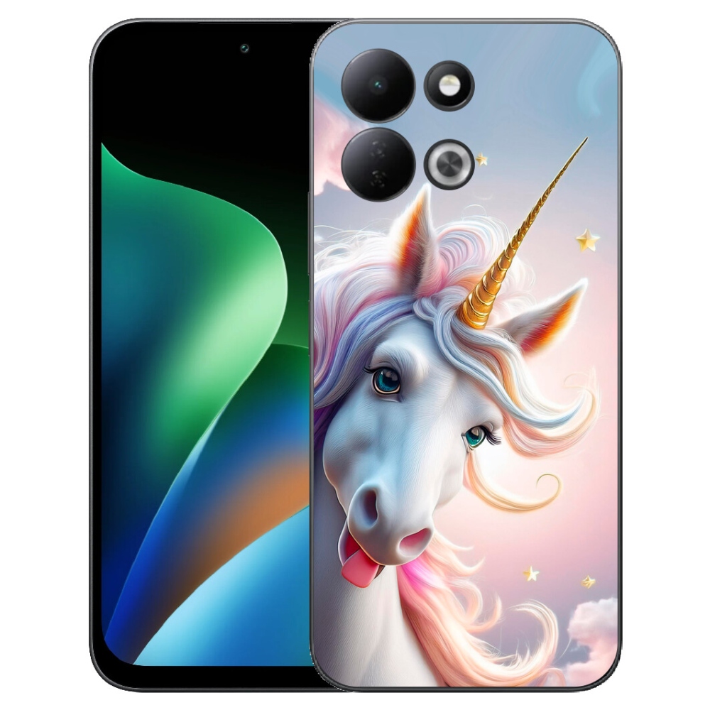 Gélový kryt mmCase na Xiaomi Redmi 17 4G/5G - veselý jednorožec
