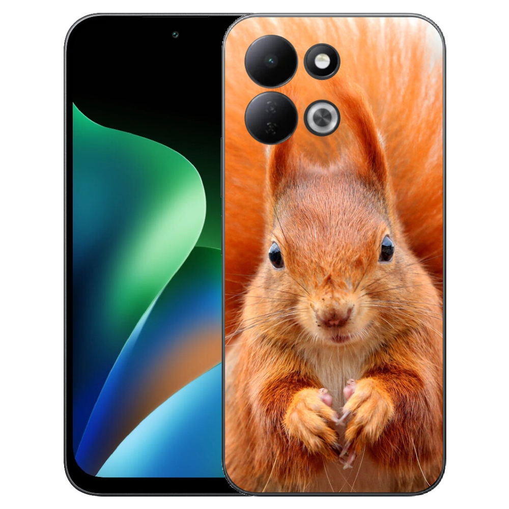 Gélový kryt mmCase na Xiaomi Redmi 17 4G/5G - veverička