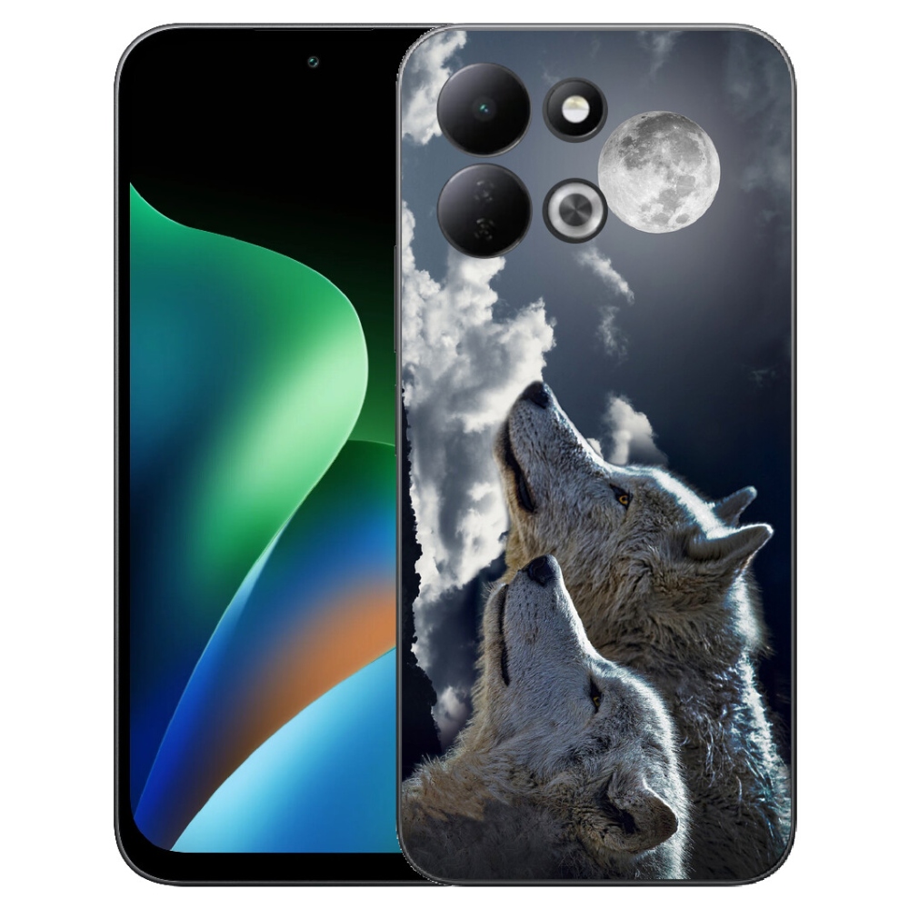 Gélový kryt mmCase na Xiaomi Redmi 17 4G/5G - vlci