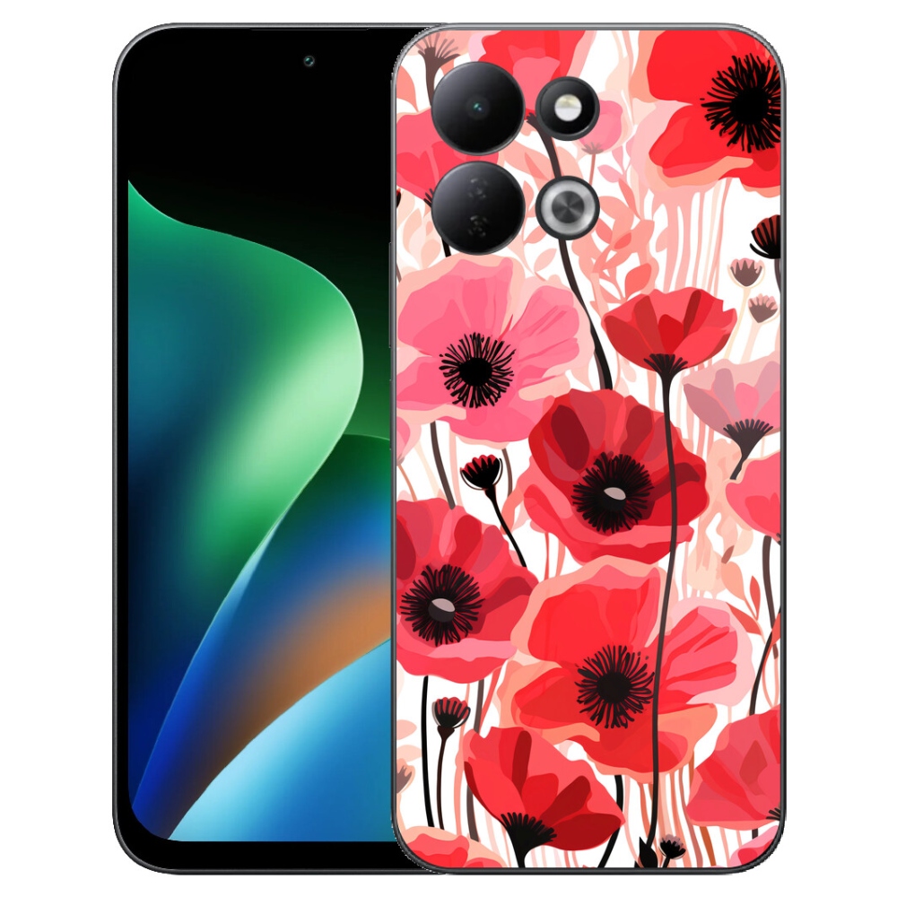Gélový kryt mmCase na Xiaomi Redmi 17 4G/5G - vlčí mak 1