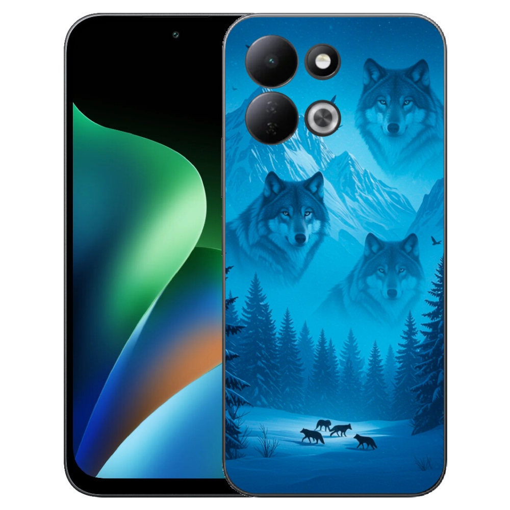 Gélový kryt mmCase na Xiaomi Redmi 17 4G/5G - vlčia svorka