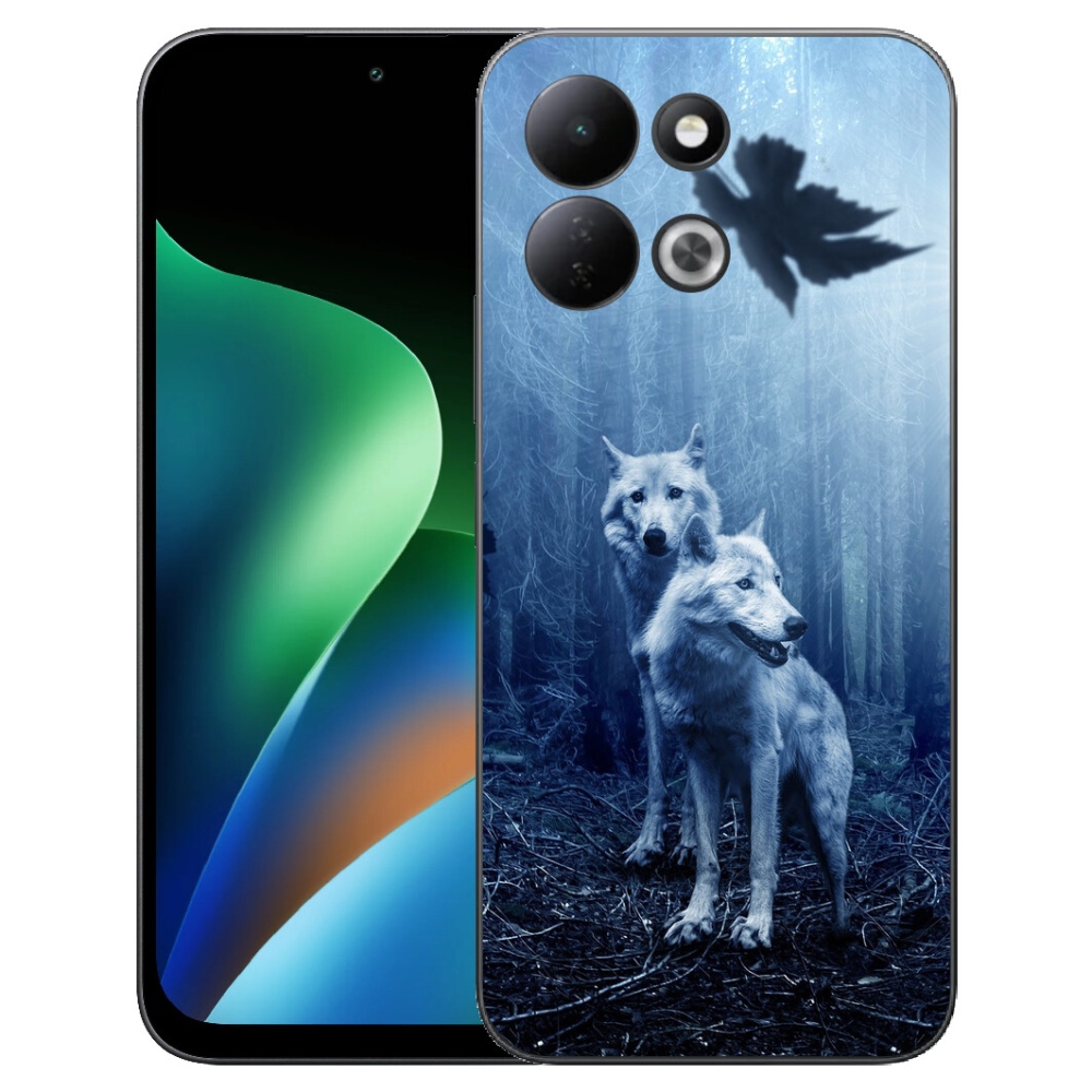 Gélový kryt mmCase na Xiaomi Redmi 17 4G/5G - vlci v lese