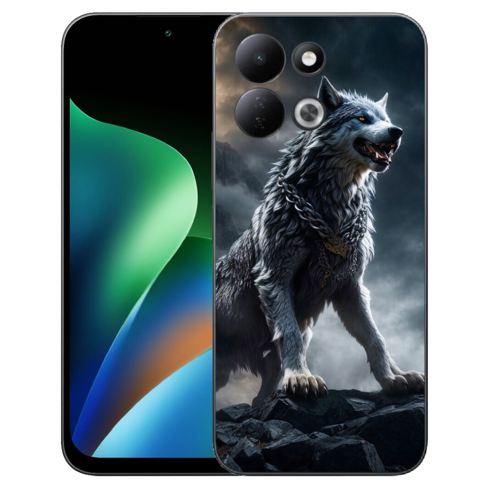 Gélový kryt mmCase na Xiaomi Redmi 17 4G/5G - vlk 1