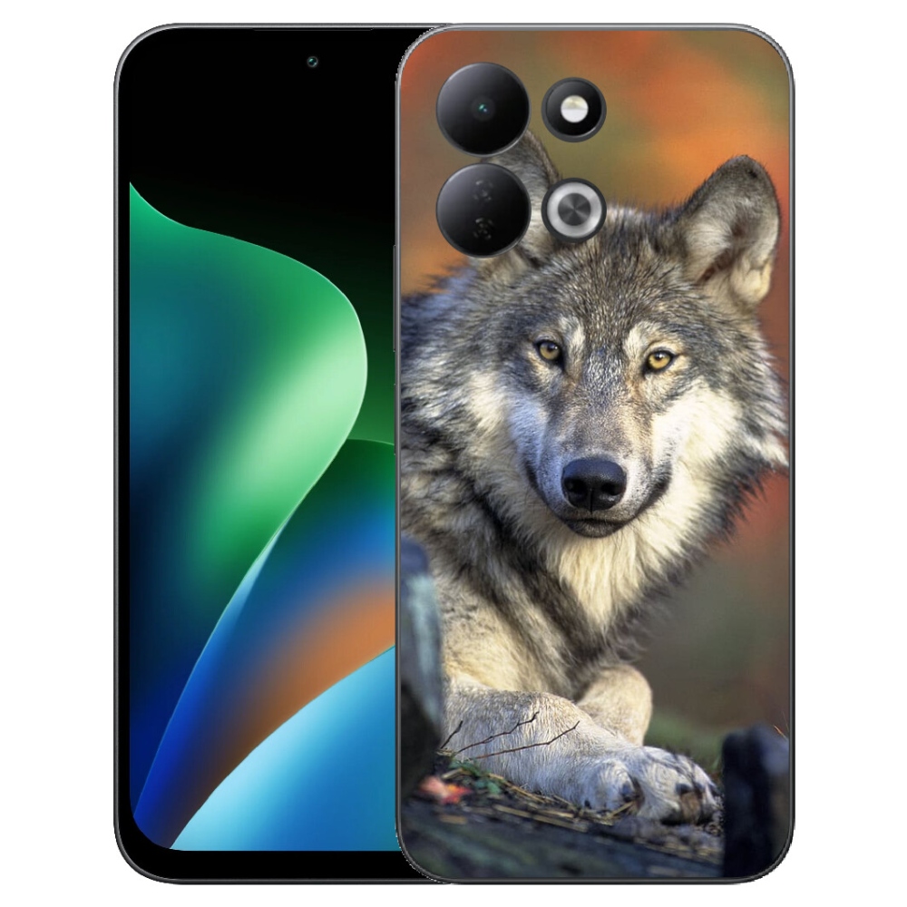 Gélový kryt mmCase na Xiaomi Redmi 17 4G/5G - vlk