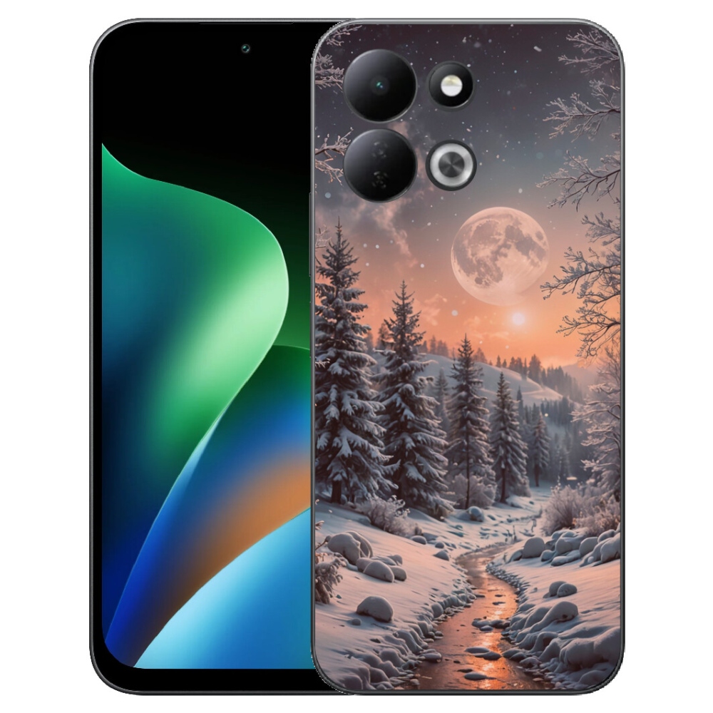 Gélový kryt mmCase na Xiaomi Redmi 17 4G/5G - zimná krajina 2
